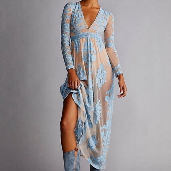 For Love & Lemons Temecula Maxi Dress size S NWT - Picture 2 of 11